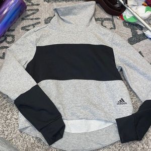 Adidas crop top hoodie